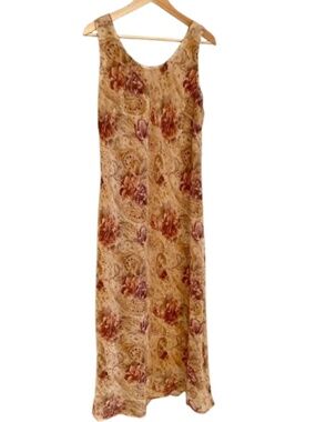 K Studio Floral Paisley Maxi Dress in Blush and Mauve